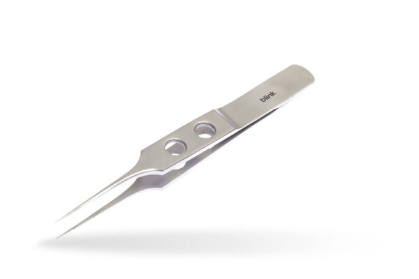 Forceps Hoskins Straight 0.3mm Notched O/L 108mm